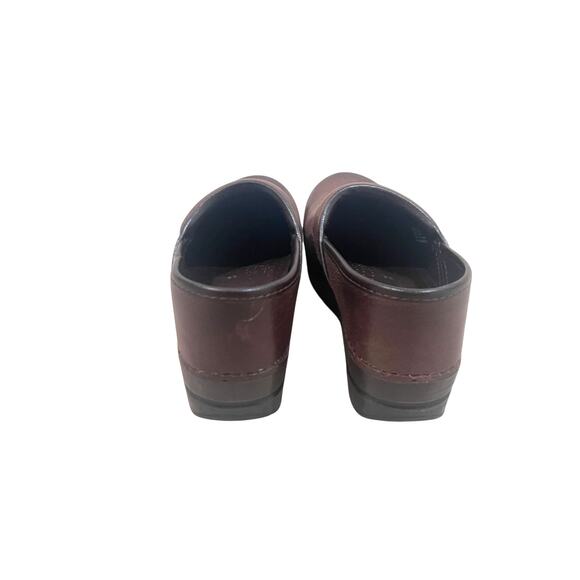 Dansko Saddle Full Grain  Leather Nursing Clog EU Size 39  US Women's 8.5-9, - Picture 5 of 8